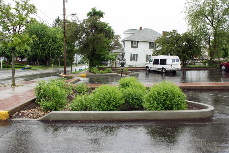 Mt Pleasant Parking Lot Rain Gardens