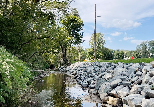 Irwin Park streambank stabilization